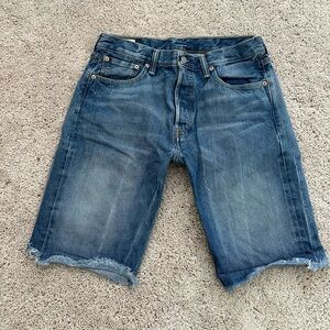 Levi's Blue Denim Jean Shorts